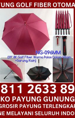 0811-2633-895 (BERKUALITAS), payung golf fiber sablon Aceh Barat