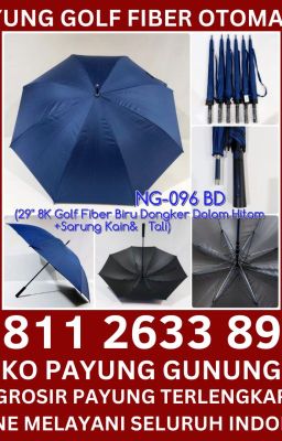 0811-2633-895 (BERKUALITAS), payung golf fiber sablon Lanny Jaya
