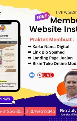 0812-3125-3805 WA, Kursus Web Instan Palopo