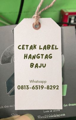 0813-6519-8292 (WA) Hang Tag Bandung