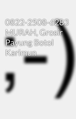 0822-2508-6283 MURAH, Grosir Payung Botol Karimun