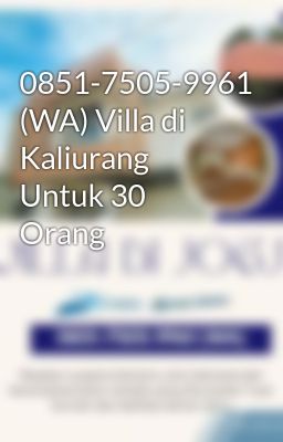 0851-7505-9961 (WA) Villa di Kaliurang Untuk 30 Orang