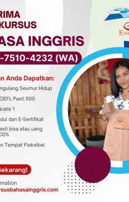 0851-7510-4232 (WA) Bimbel Bahasa Inggris Surabaya