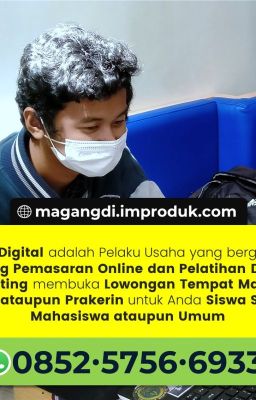 0852-5756-6933, Lowongan Magang SMK di Tirtoyudo