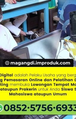 0852-5756-6933, Tempat Magang SMK Jurusan RPL di Sumberpucung