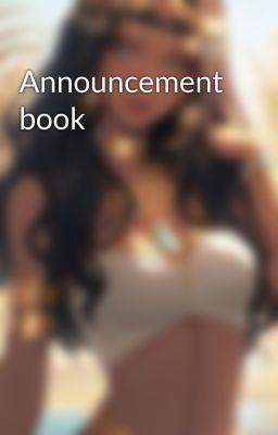 Announcement book