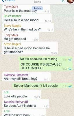 Avengers Group Chat 