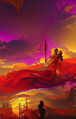 Blood red and Sunset gold