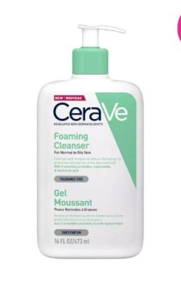 CeraVe Foaming Cleanser For Normal to Oily Skin - 473ml