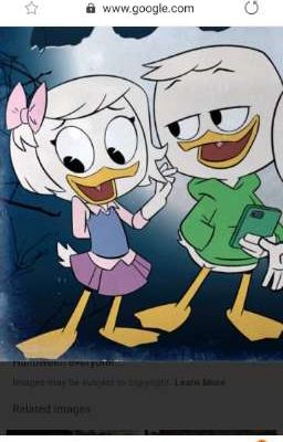 ducktales awwaw    ( louie x webby )