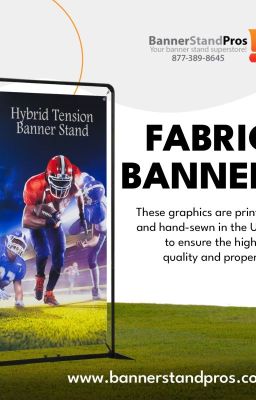 Dynamic Tension Fabric Banner Stands for Any Setting!