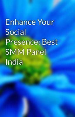 Enhance Your Social Presence: Best SMM Panel India