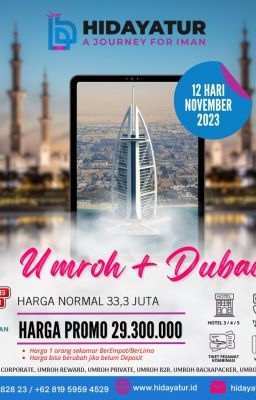 HIDAYATUR UMROH + DUBAI