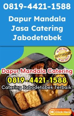 HP 0819-4421-1588 Catering Harian Terdekat Depok Bojongsaribaru