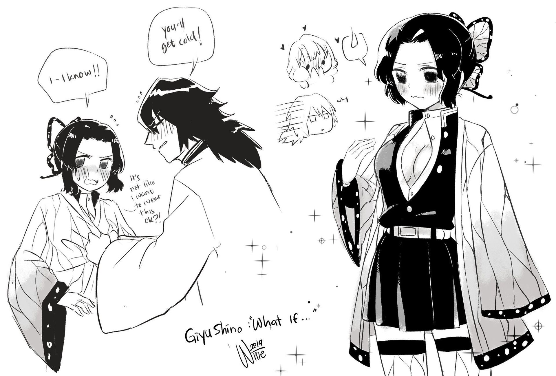 Giyuu X Shinobu Uniform Story Kimetsu No Yaiba Comics And Doujinshis Pt I ~english~ 8236