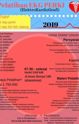 Informasi Pelatihan EKG PERKI 2019 Semarang