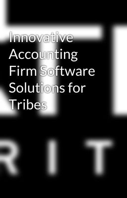 Innovative Accounting Firm Software Solutions for Tribes