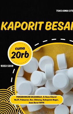 Jual Kaporit Tablet Kecil, Keajaiban Penjernih Air yang Efektif