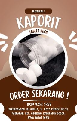 Kaporit Tablet Kecil: Solusi Praktis untuk Sanitasi dan Disinfeksi