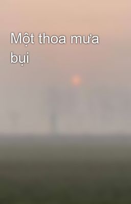 Một thoa mưa bụi