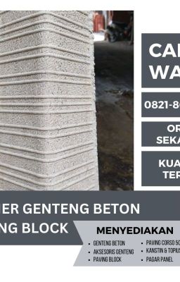 Pengiriman Genteng Cor Flat ke Kediri, Atap Lebih Kokoh!