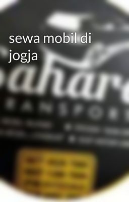 sewa mobil di jogja