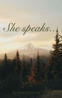 She speaks 