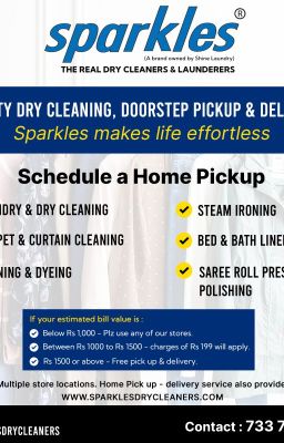 Sparkles : Best dry cleaners in Hyderabad