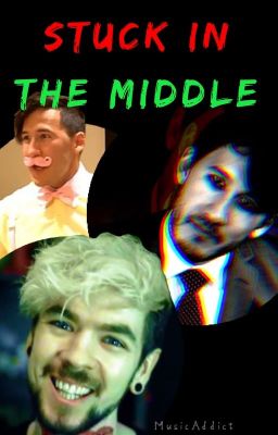 Stuck In The Middle - Darkiplier x Antisepticeye x Reader