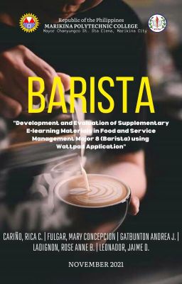 SUPPLEMENTARY E-LEARNING MATERIALS IN BARISTA