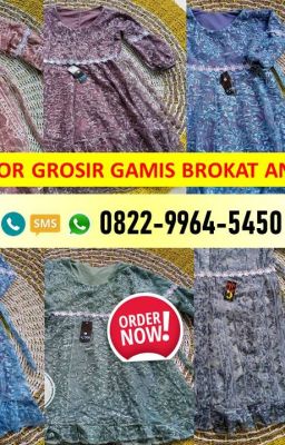 TERMURAH! TELP/WA : 0822-9964-5450, Gamis Brokat Elegan Pesta Malang,