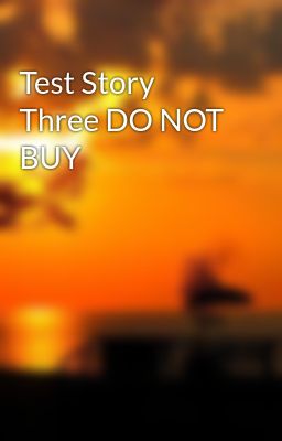 Test Story Three DO NOT BUY