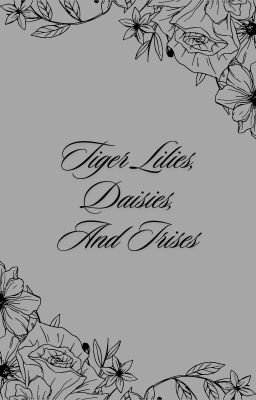 Tiger Lilies, Daisies, And Irises