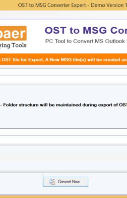 ToolsBaer OST to MSG Conversion