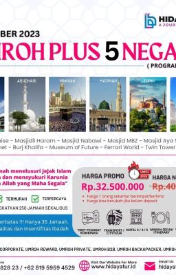 🕌 UMROH PLUS 5 NEGARA🕌