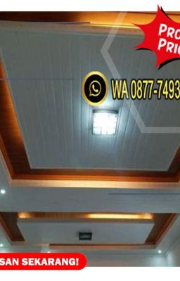 WA 0877-7493-9533 Plafon PVC terbaru Gedong Tataan Lampung
