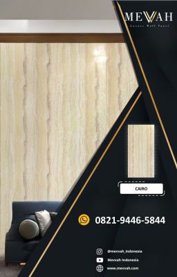 Wall Panel PVC Motif Marble Coklat Untuk Toilet Di Kolaka Utara