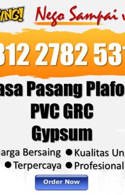 Jasa Pasang Plafon PVC Sukoharjo