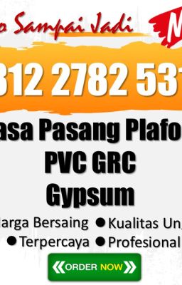 WA 0812 2782 5310 - Harga Tenaga Pasang Plafon PVC Gambar Awan Murah  Solo